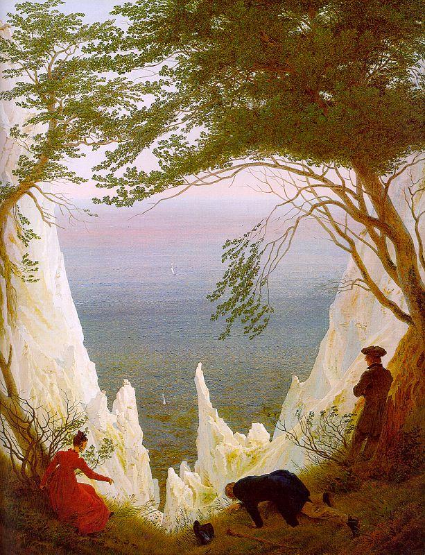 Caspar David Friedrich Chalk Cliffs on Rugen china oil painting image